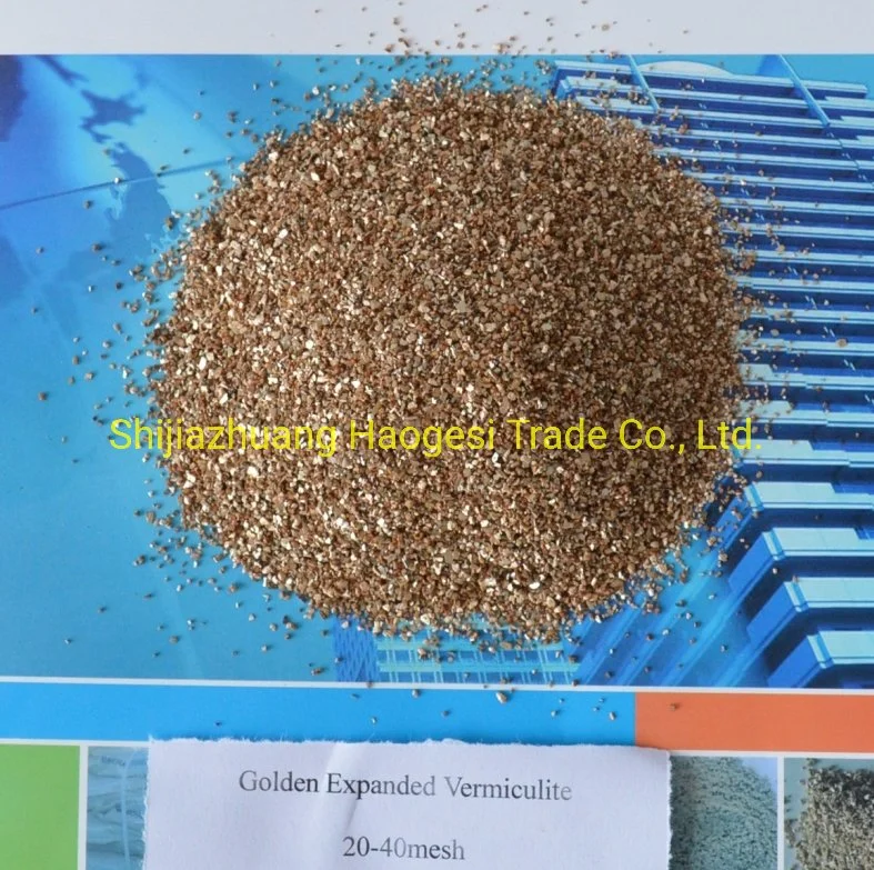 Factory Supply Hydroponic Medium Used Golden Expanded Vermiculite